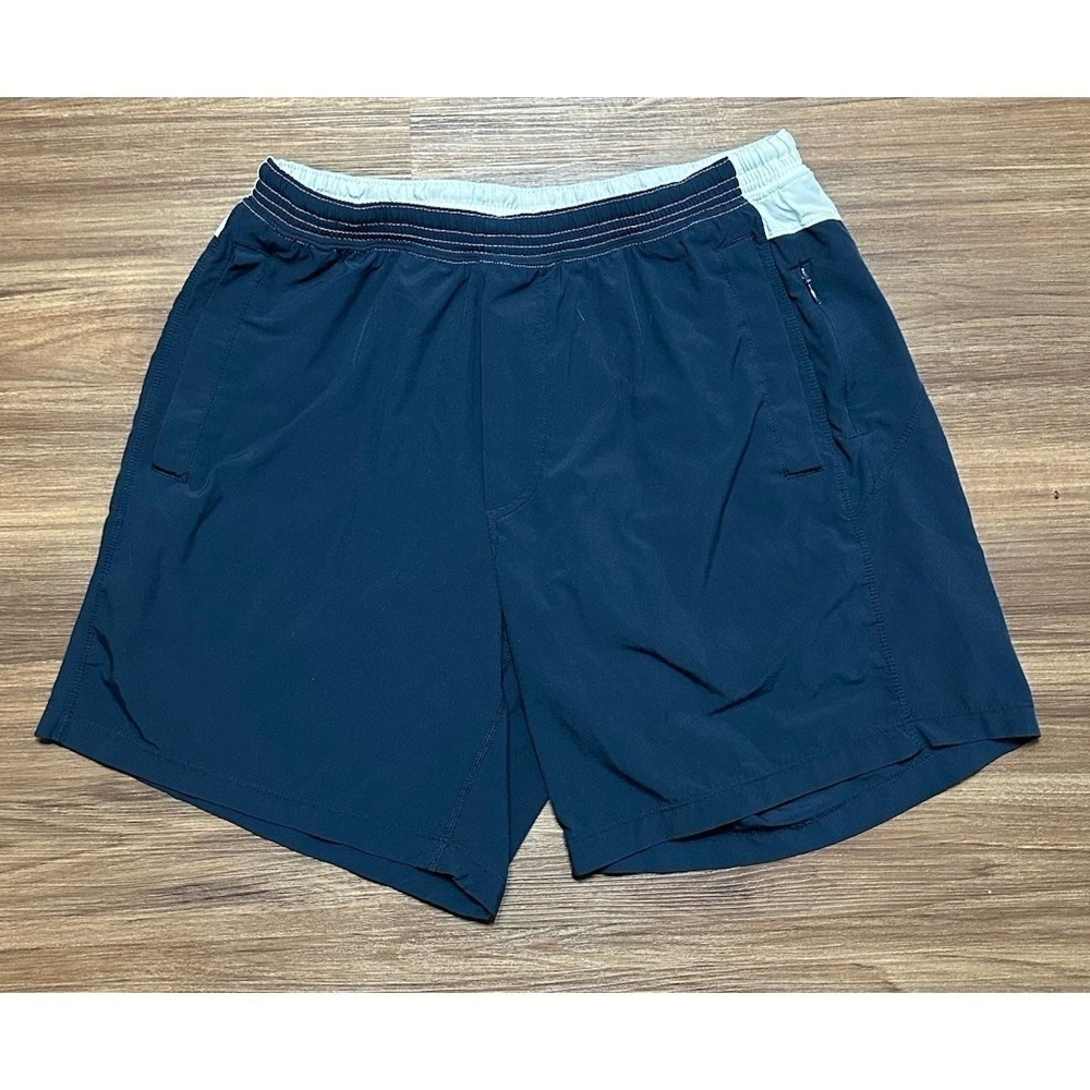 Birddogs Boom For Your Boomstick Men's Navy Lined Athletic 7" Shorts Sz L